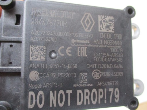 radar module RENAULT CAPTUR II 1,0 284476770R