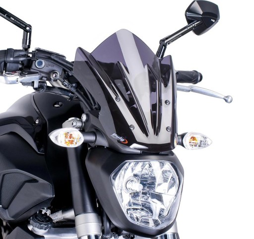 7015F - PUIG ВЕТРОВОЕ СТЕКЛО ОБТЕКАТЕЛЬ YAMAHA MT-07 2014-2017 (СПОРТ)