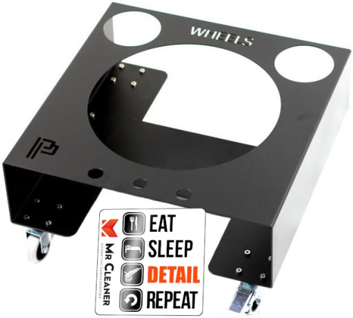 POKA Premium Detailing Bucket Trolley Durable Steel WHEELS WWP_WHEELS