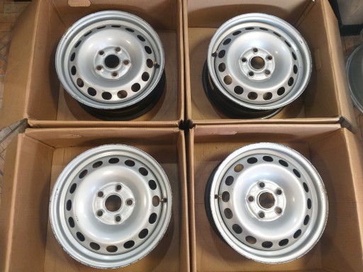 Сталеві диски. 15 дюймів для VW Caddy IV, Golf V-VI