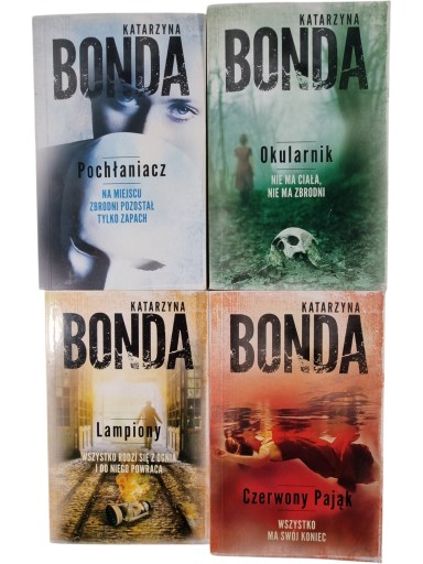 Zdjęcie egzemplarza: Cztery żywioły Saszy Załuskiej tom 1-4 / Bonda wyd. kieszonkowe