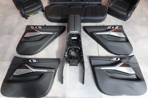 BMW X5 G05 LCI inner seats KOMFORT heated PAMIEC SENSAFIN black