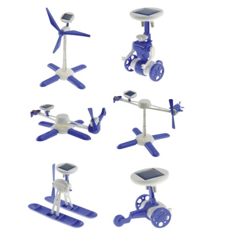 Навчальний набір сонячних роботів 6 в 1