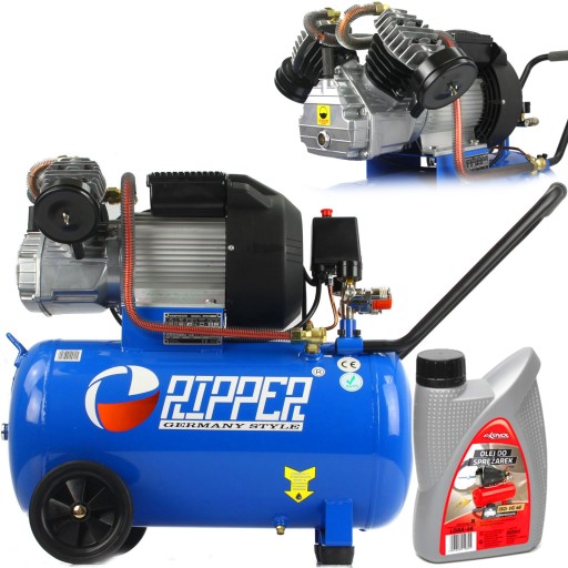 КОМПРЕСОР ПОВІТРЯНИЙ КОМПРЕСОР 50Л МАСЛО 2 ПОРШНЯ