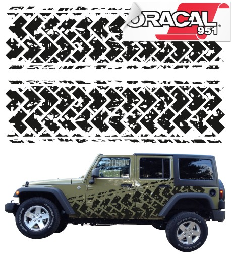 Наклейка для протектора автомобиля OFFROAD 44X178 951