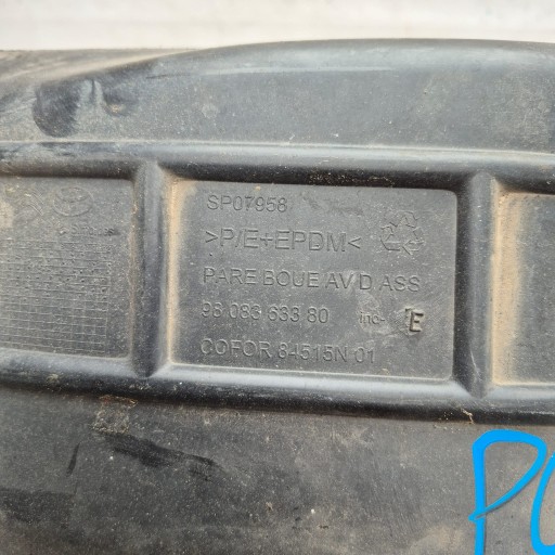 JUMPY EXPERT PROACE 16- mudguard right front front