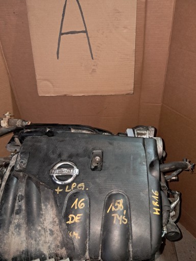 engine 1.6 16V HR16 complete NISSAN NOTE TIDA PEWNY DO MONTAZU FILM PRACA