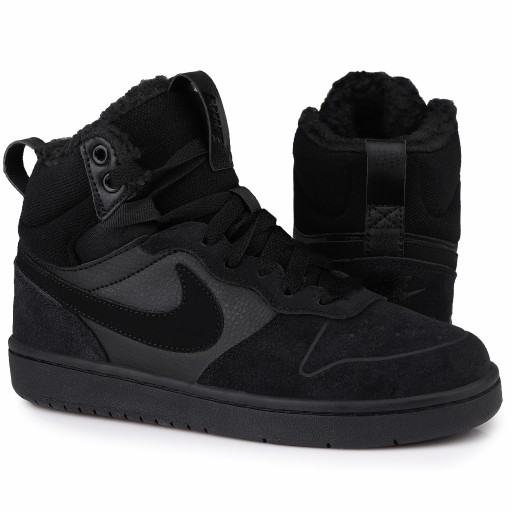 Buty sportowe Nike COURT BOROUGH MID 2 BOOT BG BLACK WYSOKIE OCIEPLANE 17017799328 - Allegro.pl Buty sportowe Nike COURT BOROUGH MID 2 BOOT BG BLACK WYSOKIE OCIEPLANE 17017799328 - Allegro.pl