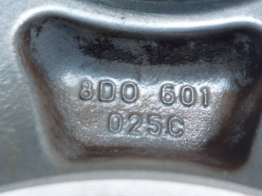 disk hliníkový 5X112 7JX16 ET45 FI57.1 AUDI 8D0601025C