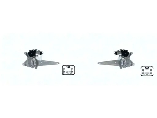35010317045 67 - 2x стеклоподъемника MAGNETI MARELLI REAR L+R для TOYOTA RAV 4 III