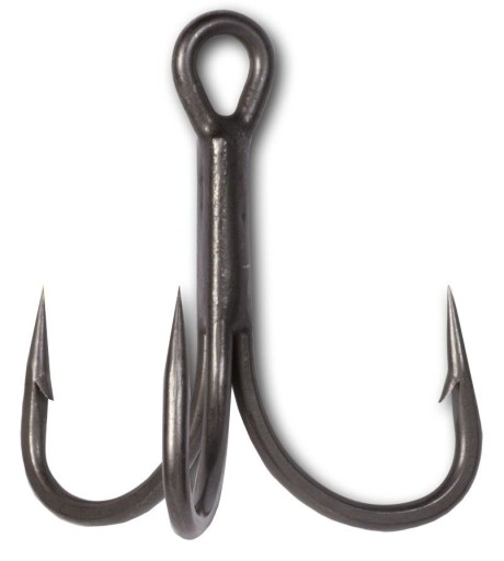 Спінінгові дискові гачки з наконечником Black Cat Treble Hook 5 шт.