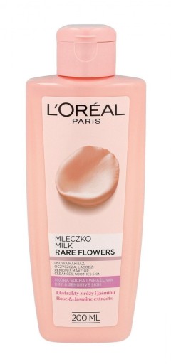 Loreal Skin Expert Čistiace mlieko Rare Flowers pre suchú pleť a pleť