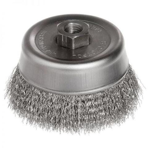 Фи 100мм резьбы M14 волнообразной стыковой щетки