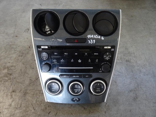 РАДІО ПАНЕЛЬ ГОЛОВНИЙ ПРИСТРІЙ ДЛЯ MAZDA 6 GP9E66DSX
