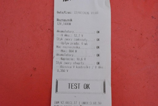 starter test 233008820R DACIA DUSTER 2 II 1.0 TCE 90 KM 17-21