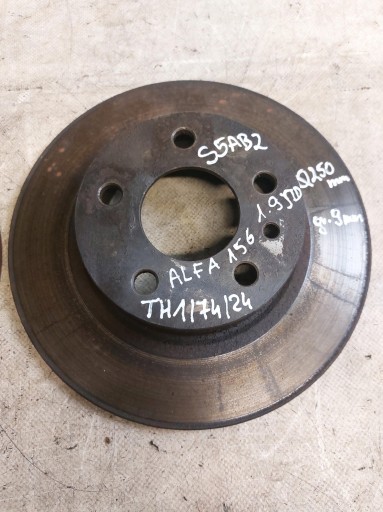 discs brake rear part ALFA ROMEO 156 1.9JTD