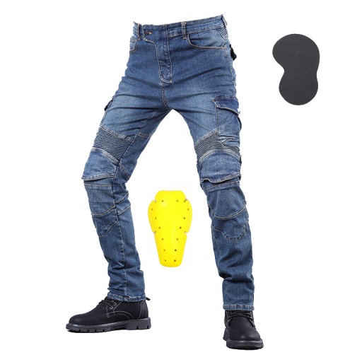 МОТОЦИКЛЕТИЧНІ ШТАНИ ЧОЛОВІЧІ БРЮКИ КАРГО KEV JEANS