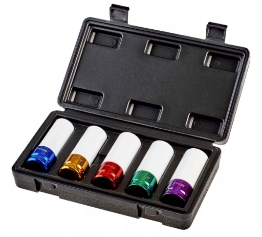 НАБОР УДАРНЫХ ГОЛОВОК 1/2 ДЛЯ АЛЮМИНИЕВЫХ ДИСКОВ 5 ШТ. PROFI