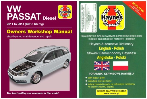 VW Passat B7 (2011-2014) дизельне керівництво Haynes