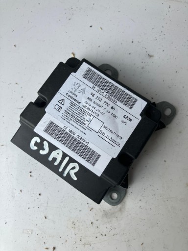 Module SENSOR Airbag CITROEN C3 AIRCROSS 9825277080