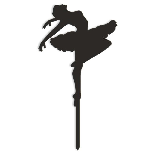 ТОРТ ТОРТ чорний БАЛЕТКА прикраса для вечірки