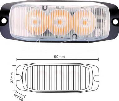 ASM3015A - Жовтий світлодіодний стробоскоп сигнальна лампа