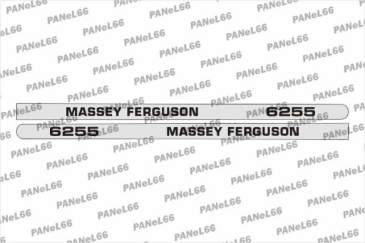 MF6255 - НАБОР НАКЛЕЕК MASSEY FERGUSON 6255