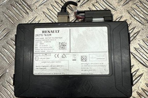 Навигационный модуль renault laguna iii (bt0/1) 10r0412841 2.0л дизель 110квт