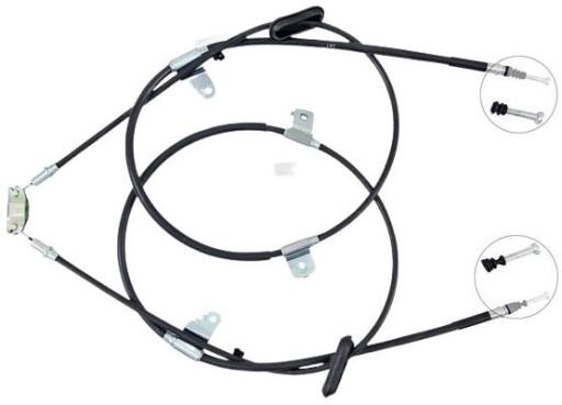 8140 241151 - ГАЛЬМІВНИЙ ТРОС РУЧНОГО ГАЛЬМА OPEL MOKKA 12-