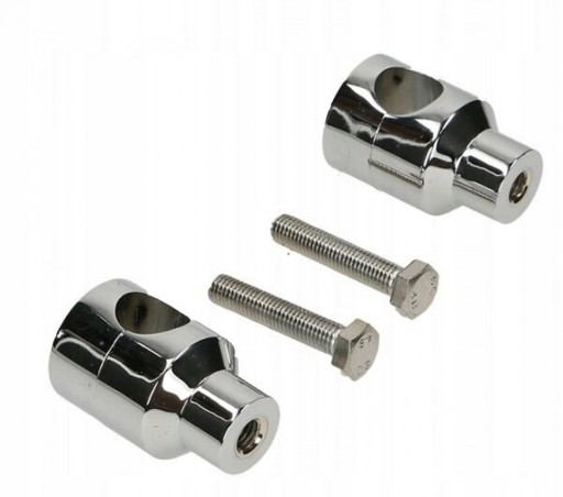 MT030-007chrom - КРЕПЛЕНИЕ НА РУЛЬ RISERY, ХРОМИРОВАННЫЙ 7 СМ