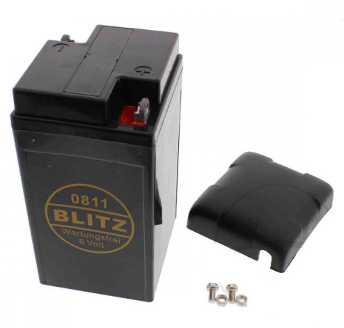 707.00.44 - Акумулятор ретро BLITZ 6V12AH BMW R51 1938 -1940