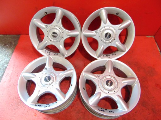 MINI ONE COOPER R50 R52 R53 ALU discs 16'' 4x100 6.5J ET48 aluminium