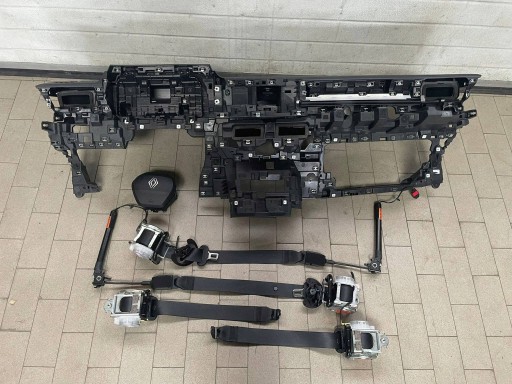 console dashboard airbag PASAZER KIEROWCA tension belts adjusters RENAULT 4 e-tech