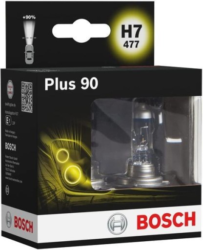 BOSCH PLUS H7 +90% VIAC SVETLA 12V DUO BOX