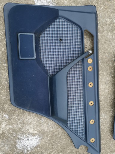 upholstery side side Mercedes W124 front rear part blue door