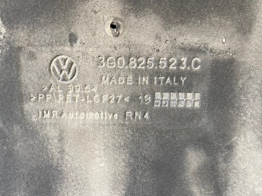 Blende Abdeckung Unterfahrschutz KAROSERII der Stoßstange heck VW PASSAT B8 KOMBI 15-19 3G0825523C
