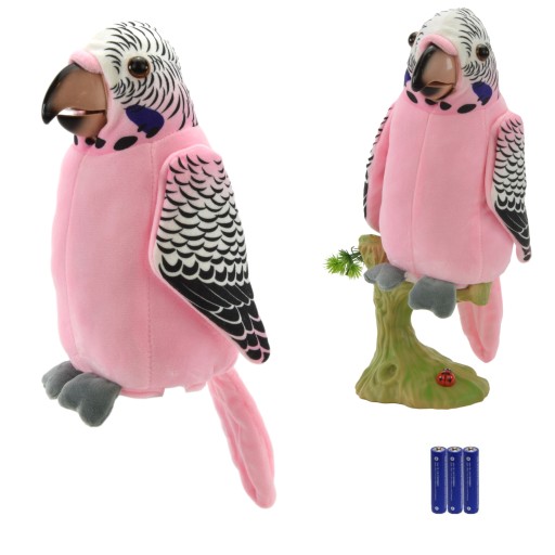 ІНТЕРАКТИВНА ІГРАШКА ПАПУГА ПОВТОРЮЄ СЛОВА І ТАНЦЮЄ