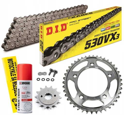 DID530VX3-110 JTF513.16 - КОМПЛЕКТ DID JT DRIVE SUZUKI RF 900R 1994-2000 гг.