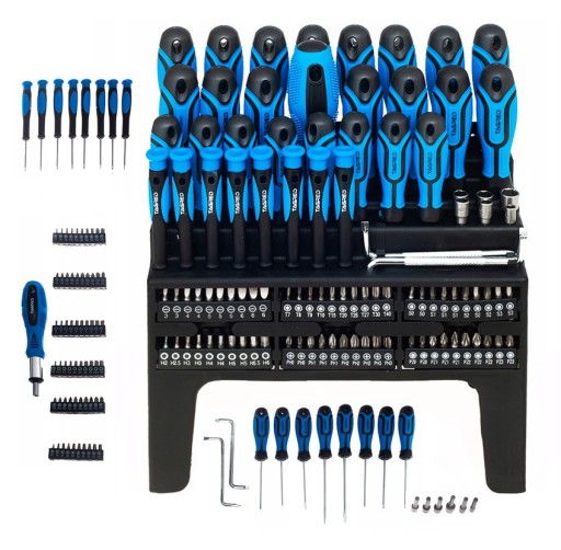 НАБІР 100-EL ВИКРУТКИ ВИКРУТКИ БІТИ СТЕНД