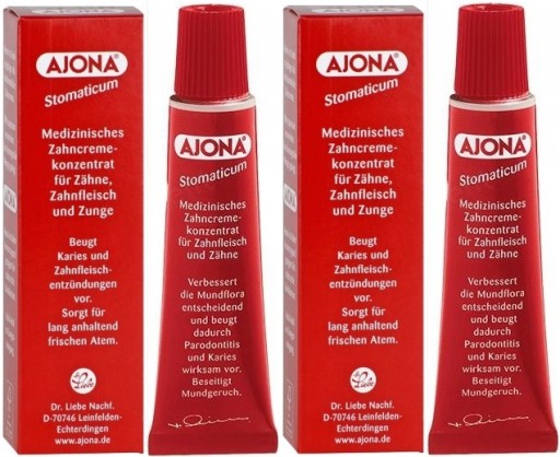 2× Зубна паста Ajona Stomaticum 25 мл