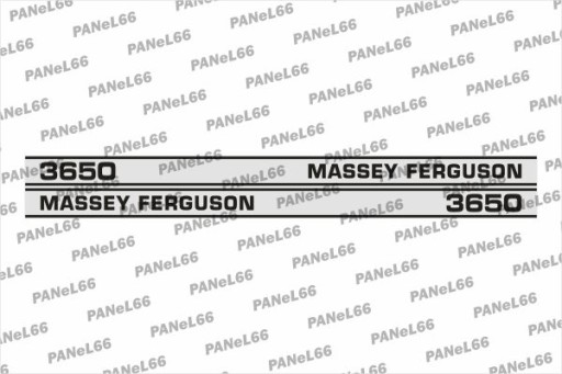 MF3650 - НАБОР НАКЛЕЕК MASSEY FERGUSON 3650