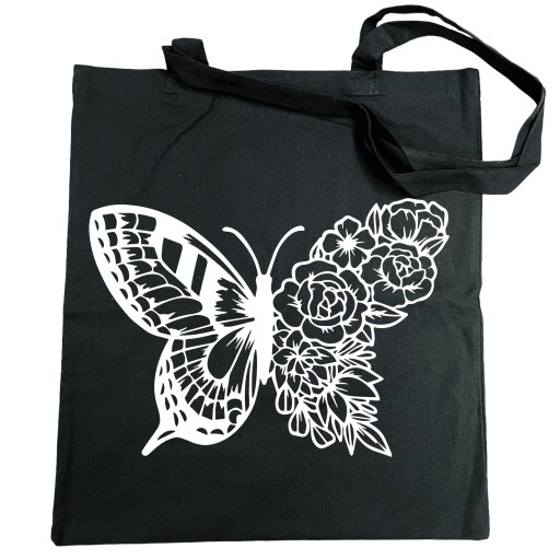 Nákupná taška Motýľ Kvety Kráska