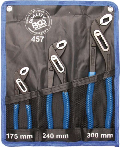 Плоскогубцы для труб, 3 шт. BGS