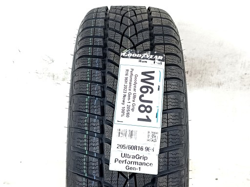 1 шт. Goodyear UltraGrip Performance Gen-1 G1 205/60 R16 RUNFLAT 2023 НОВИНКА!