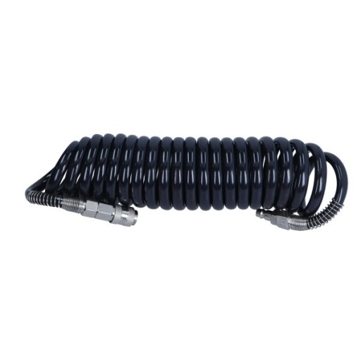 ПНЕВМАТИЧЕСКИЙ ШЛАНГ СПИРАЛЬНЫЙ ПУ С СОЕДИНИТЕЛЯМИ, 12X