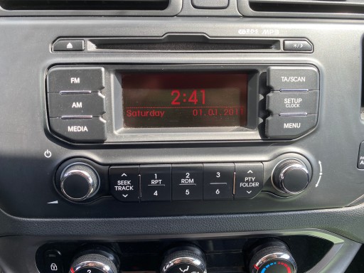 RADIO CD oryginalne brakuje kodu Kia RIO 3 III 11-17