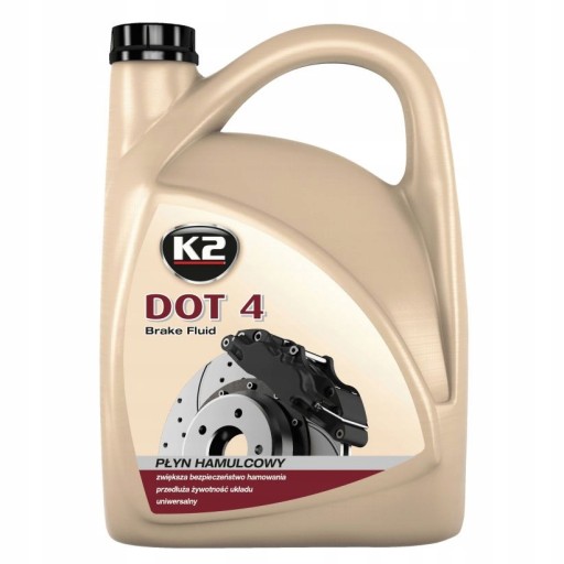 K2 DOT4 5L тормозная жидкость DOT-4