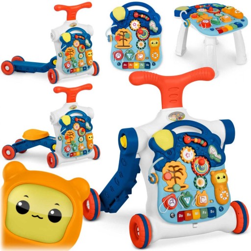 Vzdelávací stôl 4v1 Ricokids modrý 781900