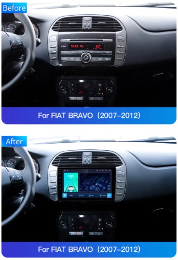 Android radio wiring, FIAT Bravo 2 (2007+)
