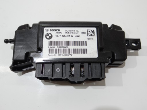 modul SENSOR airbag AIRBAG BMW 3 F30 F31 9267214